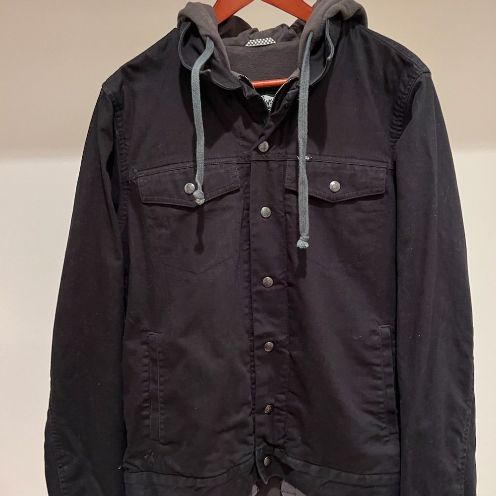 Vans Denim Black Button Up Jacket